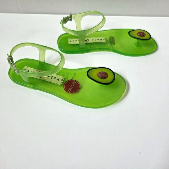 Katy Perry Womens 5 The Geli Sandals Green Avocado - Picture 5 of 8